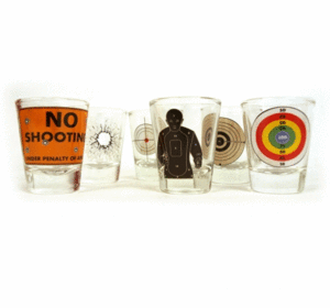 Shot Glasses: set de 6 vasos tequileros de cristal