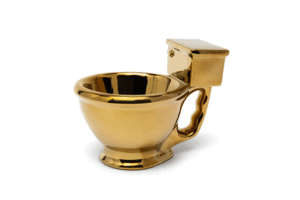 Golden Throne Coffee Mug: taza