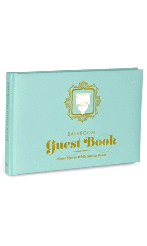 Bathroom Guest Book: libreta de invitados (k50012)