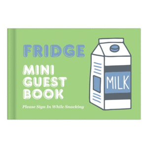 Mini Fridge: libreta de invitados