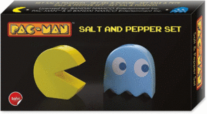 Pac-Man: salero y pimentero de cerámica