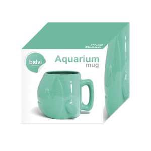 Aquarium: taza de cerámica