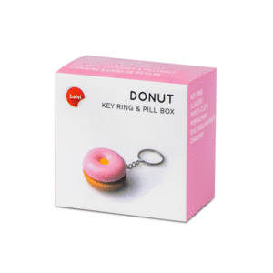 Donut: llavero y pastillero