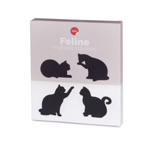 Cat Coasters: set de 4 portavasos
