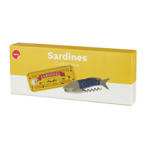Sardines, Corkscrew: sacacorchos y destapador