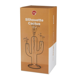 Silhouette Cactus Vase: jarrón para brotes de plantas