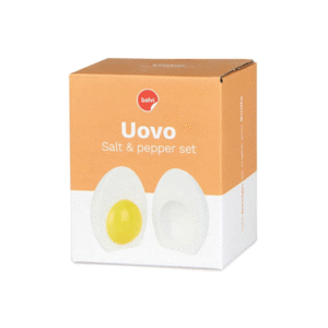 Egg: salero y pimentero de cerámica