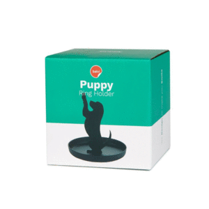 Puppy, Black: porta anillos