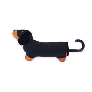 Teckel, Black: paraguas