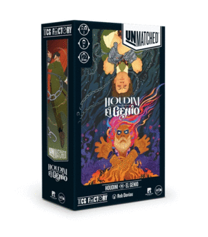 Unmatched, Houdini vs el genio: juego de mesa