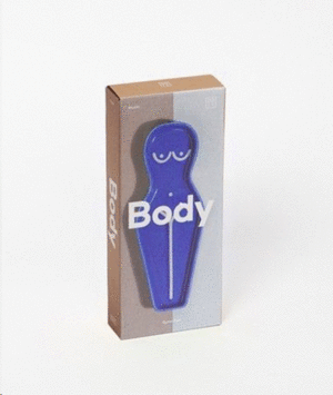 Body, Spoon Rest, Blue: base para cuchara