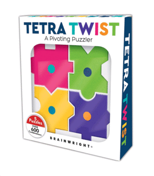 Tetra Twist, A Pivoting Puzzler : rompecabezas giratorio