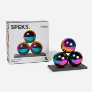 Supers, Oil Slick 33mm Magnet Balls, Gradient: set de 3 imanes relajantes