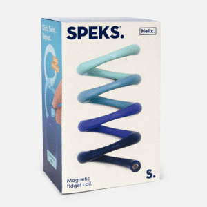 Helix, Wave Magnetic Fidget Coil, Blue: figura relajante