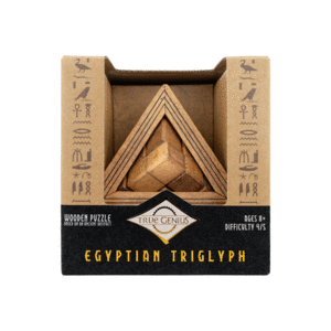 Egyptian Triglyph: rompecabezas de madera
