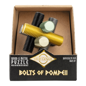 Bolts of Pompeii: rompecabezas de metal