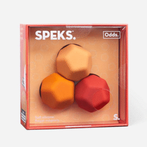 Odds, Planes, Orange, Silicone Magnets: Set de 3 imanes relajantes