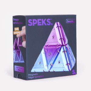 Geode, Nova Pyramid Chrome, Purple: figura relajante