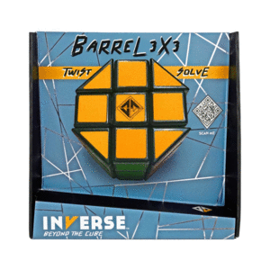 Inverse, Barrel 3x3, Twist & Solve Puzzle: cubo mágico tipo Rubik