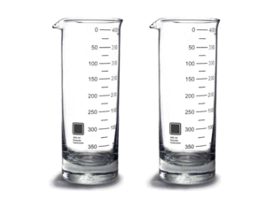 Laboratory Beaker Highball Glasses: set de 2 vasos