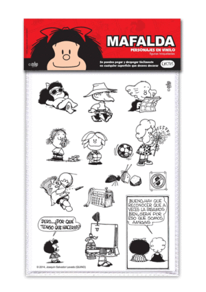 Mafalda: vinilos traslúcidos