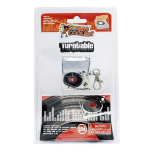 Turntable Key Chain, World's Coolest: llavero miniatura