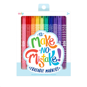 Make No Mistake, Erasable Markers: set de 12 marcadores borrables