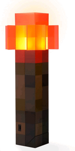 Minecraft, Redstone Torch: lámpara