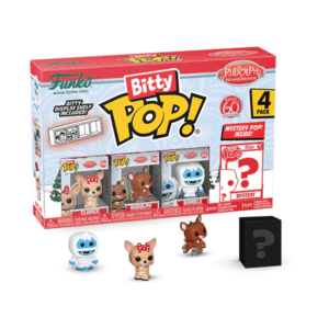 Rudolph The Red-Nosed Reindeer, Clarice, Mistery, Funko Bitty Pop!: set de 4 figuras coleccionables