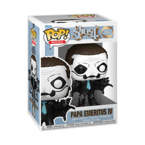 Ghost, Papa Emeritus IV, Bat Outfit, Funko Pop! Rocks: figura coleccionable