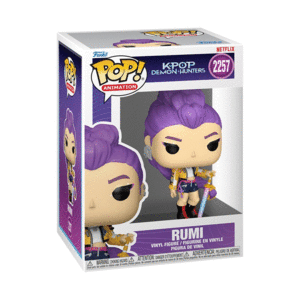 K-Pop Demon Hunters, Rumi, Saingeom Weapon, Funko Pop! Animation: figura coleccionable