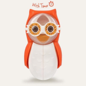 Owl Red: Portacepillos con temporizador