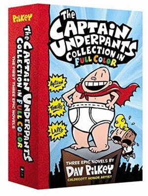 Captain Underpants Collection in Full Color (Box Set 1-3)