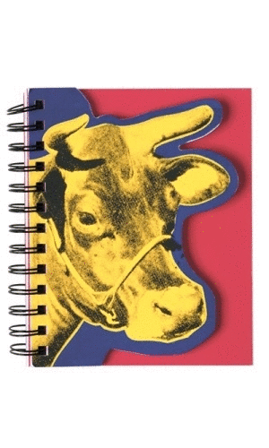 Warhol's Cow: libreta con capas