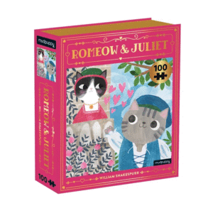 Romeow & Juliet Bookish Cats: rompecabezas 100 piezas