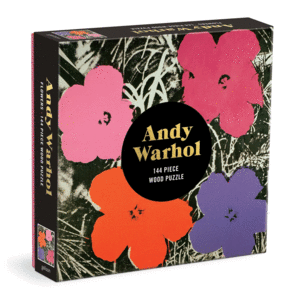 Andy Warhol, Flowers: rompecabezas de madera 144 piezas