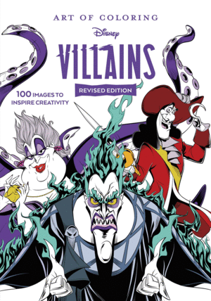 Art of Coloring Disney Villains: Revised Edition