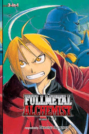 Fullmetal Alchemist volumes 1, 2, 3