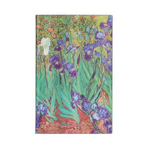 Van Gogh's Irises, Midi, Hardcover: agenda semanal 2024