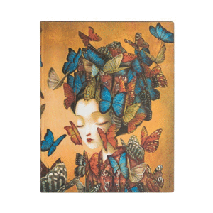 Madame Butterfly, Ultra, Flexi, Unlined: libreta blanca (FB6524-1)