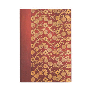 Virginia Woolf, The Waves Vol 4, Midi, Hardcover, Lined: libreta rayada (PB7295-9)