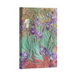 Van Gogh's Irises, Mini, Hardcover: agenda semanal 2023