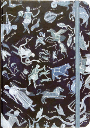 Constellations, hardcover, ruled: libreta rayada
