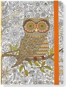 Coloring Owl: libreta para colorear