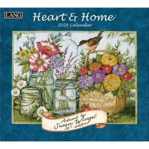 Heart & Home: calendario de pared 2024