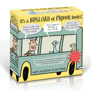 It's a Busload of Pigeon Books!