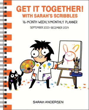 Sarah's Scribbles, Get It Together!, 16 Month: agenda semanal 2024