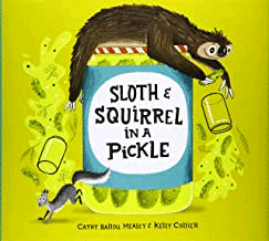 Sloth and squirrel in a pickle