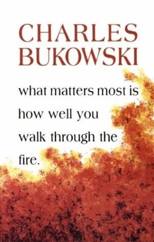 What Matters Most is How Well You Walk Through the Fire