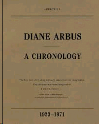 Diane Arbus a chronology